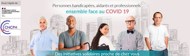 Illustration CNCPH Des initiatives solidaires proche de chez vous !